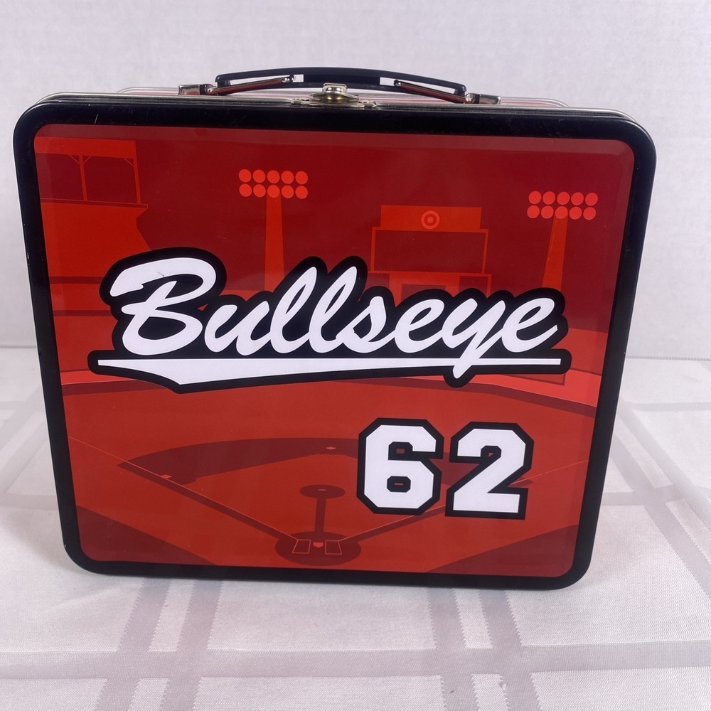 RARE Target Bullseye 62 Metal Lunch Box‎
